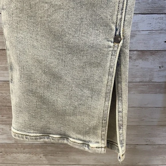 Judy Blue‎ Womens 9/29 Jeans The Bees Knees Straight Fit High Waist Inseam Slit - Picture 7 of 11
